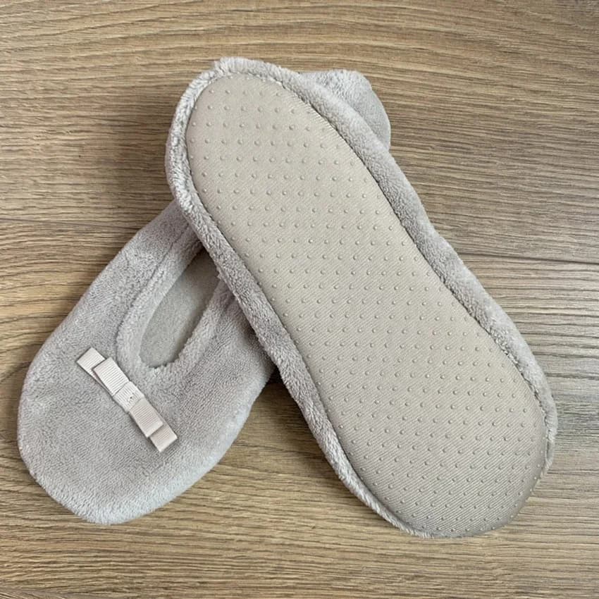 Home Slipper Women Winter Warm Indoor Floor Shoes Flat Fluffy Lazy Female Black house Ballerina Slipper Socks dancing Flipflop