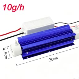 DADAWINDY 110V/220V 10G Air-Cooled Ceramic Tube Ozone Generator Ceramic Tube Ozone Generator Ceramic Tube for Purification