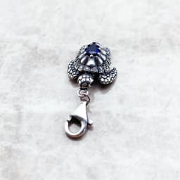 Charm Pendant Turtle With Blue Stones For Men Women Winter Real 925 Sterling Silver Special Lucky Gifts