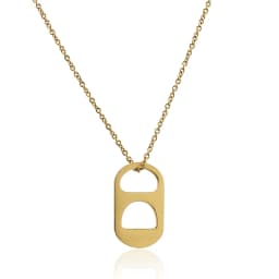 Big Thick Hang Slide Hollow Number 8 Pendant Necklace for Women Men Gold Silver Color O Chain Necklace Jewelry Gifts