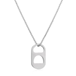 Big Thick Hang Slide Hollow Number 8 Pendant Necklace for Women Men Gold Silver Color O Chain Necklace Jewelry Gifts