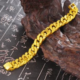 24k Gold Filled Jewelry Bracelets Forever Not Fade For Men And Women Wedding Fine Pulseira Feminina Bizuteria Joyas