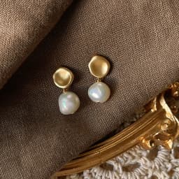 Best Sell Trendy Baroque Freshwater Pearl 14K Gold Filled Female Tassels Stud Earrings Jewelry For Women New Year Gifts 2023