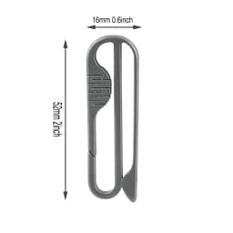 Super fine TC4 Ti Solid titanium quick release detachable belt clip keychains Key ring Hook DIY FOB EDC housewarming gift