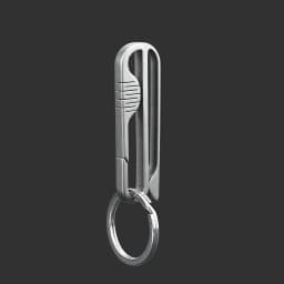 Super fine TC4 Ti Solid titanium quick release detachable belt clip keychains Key ring Hook DIY FOB EDC housewarming gift