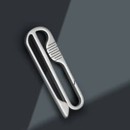 Super fine TC4 Ti Solid titanium quick release detachable belt clip keychains Key ring Hook DIY FOB EDC housewarming gift