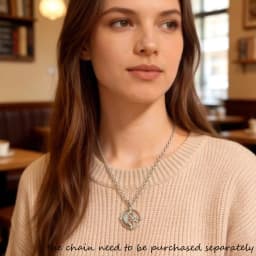 Moveable Star And Moon Pendant Brand New Fine Jewelry Accessories 925 Sterling Silver Vintage Gift For Woman