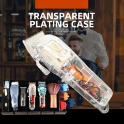 Electric Clipper Shell For WAHL 8148/8591 Transparent Color Barber DIY Accessories Hair Clipper Modified Cover 8Pcs/Set Y0514