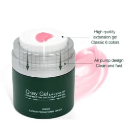 Canni TPO FREE HEMA FREE 18ml Long Wear Diamond Nowipe Top Coat Peeloff Base Coat Soak Off UV LED Gel Polish Nail Manicure