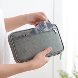 Waterproof Passport Holder Travel Wallet Multifunctional Small Credit Card Wallet Storage Bag Portable Document Storage Bag New