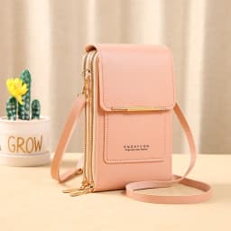 Touch Screen Cell Phone Women Bags Soft Leather Wallets Hand Purses Crossbody Bags for Women Small Handbag Cheap Women's Bags