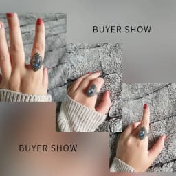 Oval Natural Labradorite Rings for Women Men S925 Silver Ring Finger Ring Retro Gemstone Rings Jewelry Party Gift