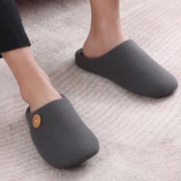 Litfun Warm Cotton Slippers For Women Men Fluffy House Fur Slippers Indoor Flats Slip-on Soft Slippers Couple House Mute Slides