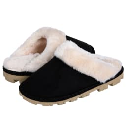 Litfun Warm Cotton Slippers For Women Men Fluffy House Fur Slippers Indoor Flats Slip-on Soft Slippers Couple House Mute Slides