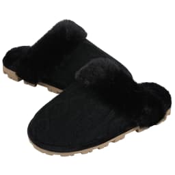 Litfun Warm Cotton Slippers For Women Men Fluffy House Fur Slippers Indoor Flats Slip-on Soft Slippers Couple House Mute Slides