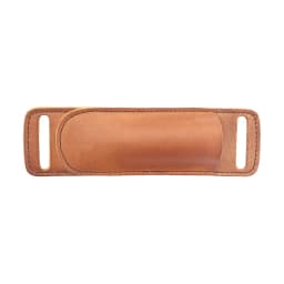 RIYAO Genuine Leather Folding Knife Sheath Waist Belt Knife Case Outdoor Tools Storage Pocket Knives Cowhide Protective Case Men