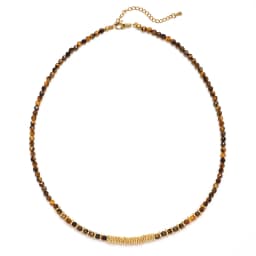 ZMZY Small Stone Beaded Necklace 2-3mm Faceted Natural Quartz Female Fashion Party Choker for Women Girl Jewelry Gift