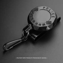Total 100CM! High Resilience Retractable Steel Wire Rope Key Chain Anti Lost Easy To Pull And Buckle Military Gun Rope Keychain