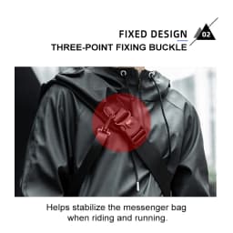 Hot Selling Oxford Male's Messenger Bags Simple Cycling Sports Black Breathable Fashion Outdoor Sling Antitheft Crossbody Bag