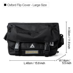 Hot Selling Oxford Male's Messenger Bags Simple Cycling Sports Black Breathable Fashion Outdoor Sling Antitheft Crossbody Bag