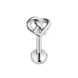 ASTM F136 G23 Titanium Flower Petals Star Heart Butterfly Threadless Piercing Pin Push in Labret Daith Conch Earring 16G 18G 20G