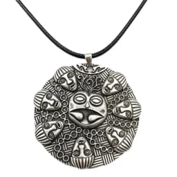 Buddha Ogma Medallion Om Yoga Buddhism Large Pendant Vintage Necklace Bijoux Homme Amulet Talisman Accessoires Dropship Supplier