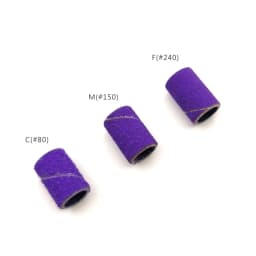 HYTOOS 100pcs/Bag Purple Sanding Bands Without Rubber Mandrel Nail Drill Bit Accessories Gel Removal Nails Care Polishing Tool