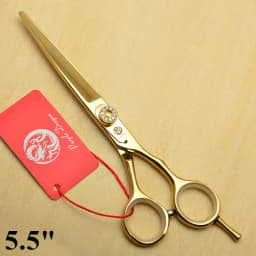 Professional Hairdressing Scissors Purple Dragon Japan 440C Gold Hair Cutting Shears Barber Thinning Scissors Dropshipping Z1020