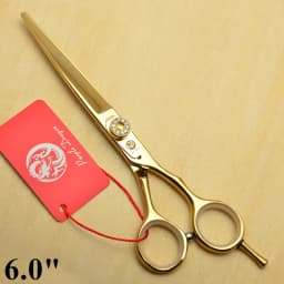 Professional Hairdressing Scissors Purple Dragon Japan 440C Gold Hair Cutting Shears Barber Thinning Scissors Dropshipping Z1020