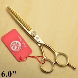 Professional Hairdressing Scissors Purple Dragon Japan 440C Gold Hair Cutting Shears Barber Thinning Scissors Dropshipping Z1020