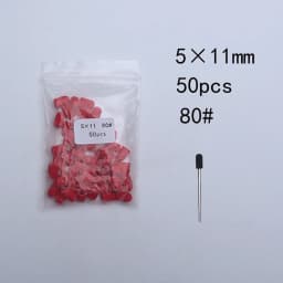 50pc/Set Nail Sanding Caps With Rubber Pedicure Polishing Sand Block Electric Pedicure Burr Foot Cuticle Tool Drill Accessories