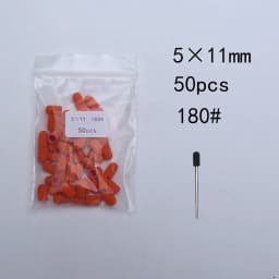 50pc/Set Nail Sanding Caps With Rubber Pedicure Polishing Sand Block Electric Pedicure Burr Foot Cuticle Tool Drill Accessories