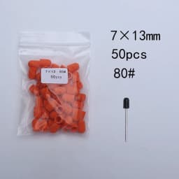 50pc/Set Nail Sanding Caps With Rubber Pedicure Polishing Sand Block Electric Pedicure Burr Foot Cuticle Tool Drill Accessories