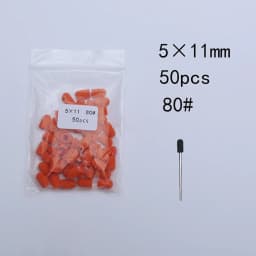 50pc/Set Nail Sanding Caps With Rubber Pedicure Polishing Sand Block Electric Pedicure Burr Foot Cuticle Tool Drill Accessories