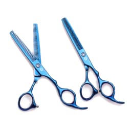 Hair Scissors Professional 5.5" 6" JP 440C Barber Scissors Double Side Teeth 10%-15% Thinning Rate Hair Thinning Scissors Z2001