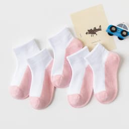 5 Pairs/Lot 2023 New Summer Children Socks Cotton Fashion Black White Gray For 1-12 Years Kids Teen Student Baby Girl Boy Socks