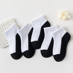 5 Pairs/Lot 2023 New Summer Children Socks Cotton Fashion Black White Gray For 1-12 Years Kids Teen Student Baby Girl Boy Socks
