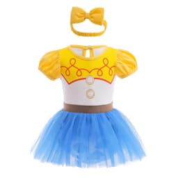 Baby Romper TUTU Dress With Headband Infant Baby Princess Girl Clothes Size 3-18M Cute Design Baby Dress Party Costumes