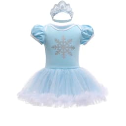 Baby Romper TUTU Dress With Headband Infant Baby Princess Girl Clothes Size 3-18M Cute Design Baby Dress Party Costumes