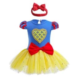 Baby Romper TUTU Dress With Headband Infant Baby Princess Girl Clothes Size 3-18M Cute Design Baby Dress Party Costumes