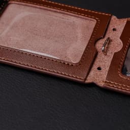 NEW High Quality Leather Badge Holder with Lanyard Chestcard ID Cards Cases School Office Work Card Name Tag Accessories