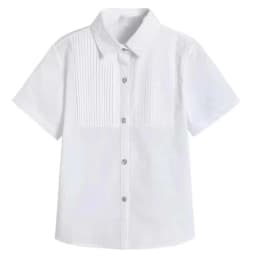 Baby Toddler Teenage Clothes School Uniform Boys Shirts White Long Sleeve Turn-down Collar Kids Shirt For Boys Children Tops