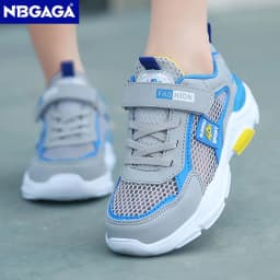 Summer Single Net Breathable Boys Sport Shoes Children Sneakers Rubber Leisure Trainers Casual Kids Sneakers