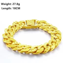 SAIYE Forever Not Fade 24K Gold Filled Jewelry Bracelets for Men Women Pulseira Feminina Bizuteria Joyas Wedding Fine Bracelets