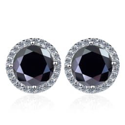 JoyceJelly 6.5mm 1ct Colorful Moissanite Earrings Unisex Male Female S925 Sterling Sliver Sparkling Fine Jewelry Men's Ear-studs