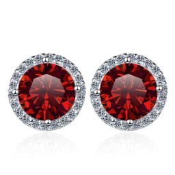 JoyceJelly 6.5mm 1ct Colorful Moissanite Earrings Unisex Male Female S925 Sterling Sliver Sparkling Fine Jewelry Men's Ear-studs