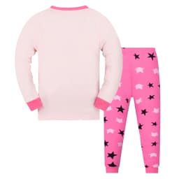 Girls Sweet Cool Cat Pajama Set Breathable Casual Sleepwear