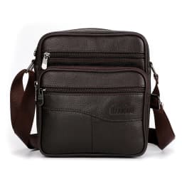 Men's Large Size Genuine Leather Shoulder Bags High Quality Tote Fashion Business Man Crossbody Messenger Bag Leather Bags