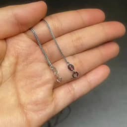 1.2mm Real 925 Sterling Silver Necklace Chain Men and Women Vintage Fox Tail Vintage Solid Thai Silver Italian Fine Jewelry