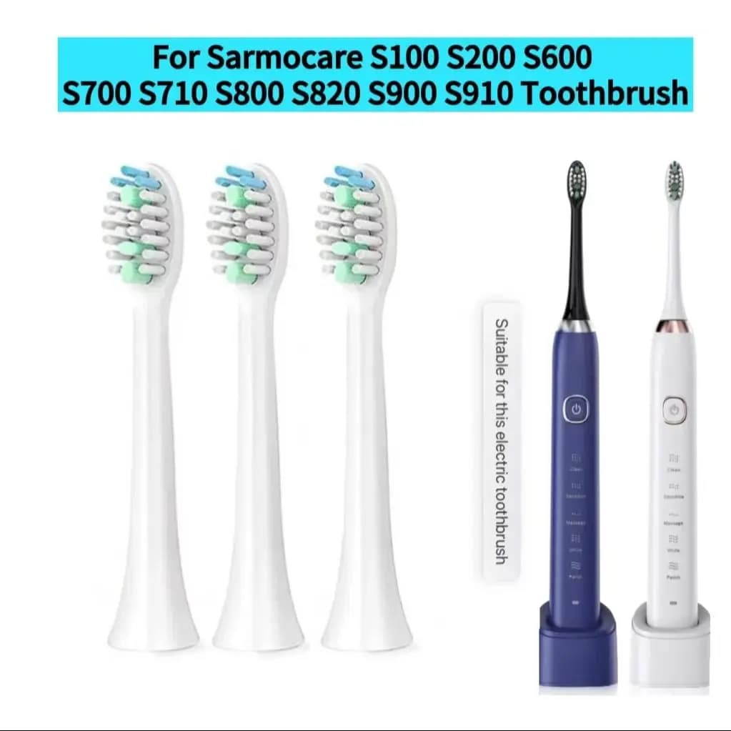 Sarmocare S100 S200 S300 S600 S700 S710 S800 S820 S900 S910 Toothbrush Heads Ultrasonic Sonic Electric Toothbrush Heads,2-16pcs
